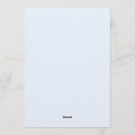 Something Blue before I Do Bridal Shower Kaart (Achterkant)