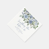 Something Blue before I do bridal shower napkins Servet (Hoek)