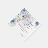 Something Blue Before I Do Bridal Shower Party Servet (Hoek)