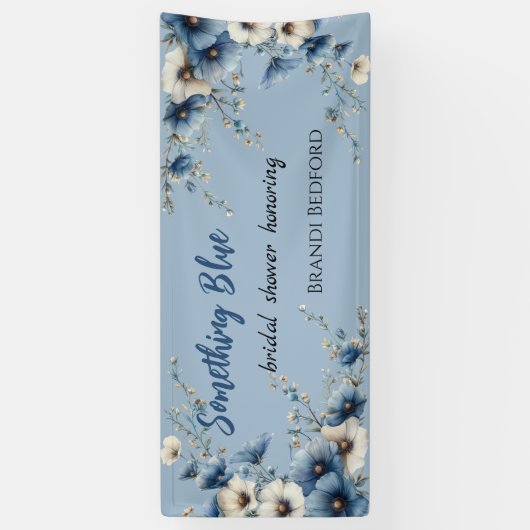 Something Blue Before I do Bruidsdouche Spandoek (Verticaal)