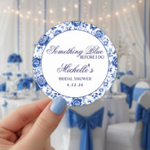 Something Blue Before I Do Bruidsfeest met bloemen