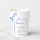 Something Blue Before I Do Bruidsfeest Papieren Be Bekers (Voorkant)