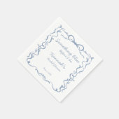 Something Blue Before I Do Bruidsfeest Servet (Hoek)