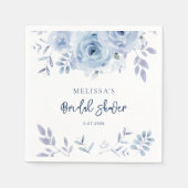 Something Blue Before I Do Bruiloft Feest Papieren Servet (Voorkant)