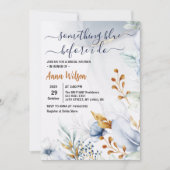 Something Blue Before I Do Elegant Bridal Shower Kaart (Voorkant)