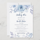 Something Blue Before I Do Script Bridal Shower Kaart (Voorkant)