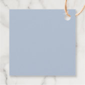 Something Blue Bloemige Bruiloftsdouche Bedankjes Labels (Achterkant)