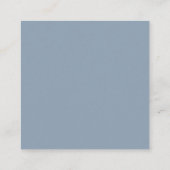 Something Blue Bloemige Bruiloftsdouche Informatiekaartje (Achterkant)