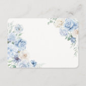 Something Blue Bloemige Hydrangea Deel Een Recept Informatiekaartje (Achterkant)