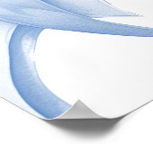 Something Blue Boog Bruiloftfeest Welkom Poster (Hoek)