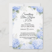 Something Blue Bridal Shower Invitation Kaart (Voorkant)