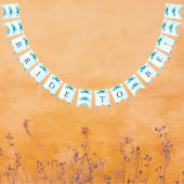 Something Blue Bruid Wordt Bruid Bloemige Bruiloft Vlaggetjes