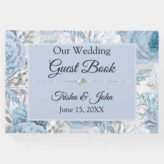 Something Blue Bruidscollectie Gastenboek (Voorkant)