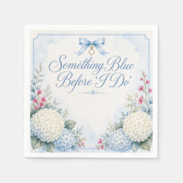 Something Blue Bruidsfeest | Blauwe Hortensia Servet