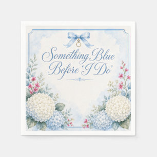 Something Blue Bruidsfeest Blauwe Hortensia Servet