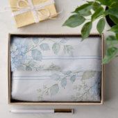Something Blue Bruidsfeest | Blauwe Hortensia Tissuepapier (Geschenk)