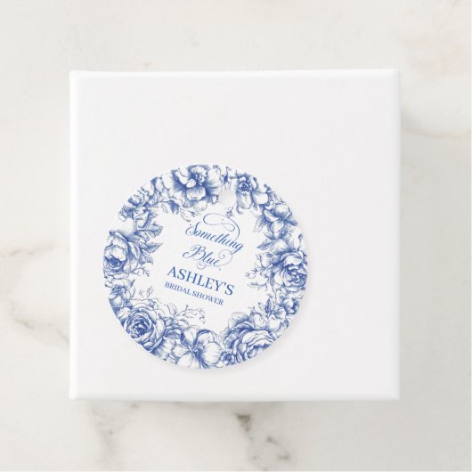 Something Blue Bruidsfeest Favorenlabels Bedankjes Labels (In situ)