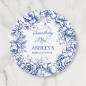 Something Blue Bruidsfeest Favorenlabels Bedankjes Labels (Voorkant)