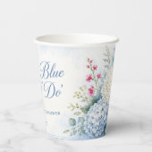 Something Blue Bruidsfeest Papieren Bekers | Blauw (Achterkant)