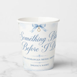 Something Blue Bruidsfeest Papieren Bekers | Blauw