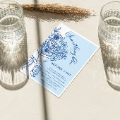 Something Blue Bruidsfeest Uitnodiging