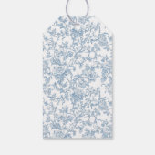 Something Blue Bruiloft Feest toile Bedankt Cadeaulabel (Achterkant)