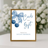 Something Blue Bruiloftsshower Kaarten & Cadeau Bo Poster