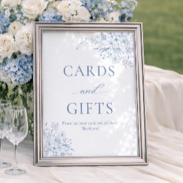 Something Blue Bruiloftsshower Kaarten en Cadeaus Poster