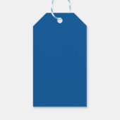Something Blue Champagne Bruiloft Favor Cadeaulabel (Achterkant)