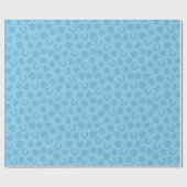 Something Blue Confetti Wedding Pattern Cadeaupapier (Vlak)