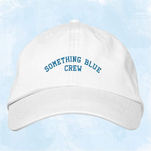 Something Blue Crew Bruidsfeest Schattigee Bachelo Geborduurde Pet