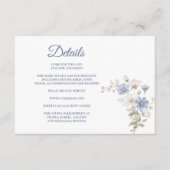 Something Blue Enclosure Card Details Informatiekaartje (Voorkant)