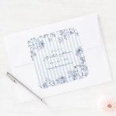 Something Blue Favor Stickers Bridal Shower Labels (Envelop)