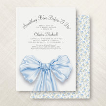 Something Blue French Bow Coquette Vrijgezellenfee