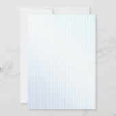 Something Blue French Bow Coquette Vrijgezellenfee Kaart (Achterkant)