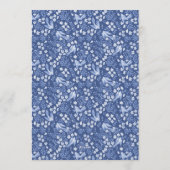 Something Blue Hampton Birds Floral Bridal Shower Kaart (Achterkant)