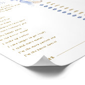 Something Blue He Said She Said Digital Poster (Hoek)