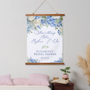 Something Blue Hortensia Bruiloft Backdrop Hangend Wandkleed