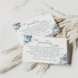 Something Blue Hortensia Ondergoed Spel Insteekkaa Informatiekaartje