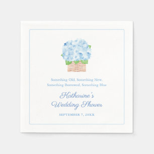 Something Blue Lente Zomer Bruidsmeisjesfeest Servet