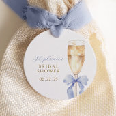 Something Blue Lint Bruidsfeest Favoren Hangertjes Bedankjes Labels