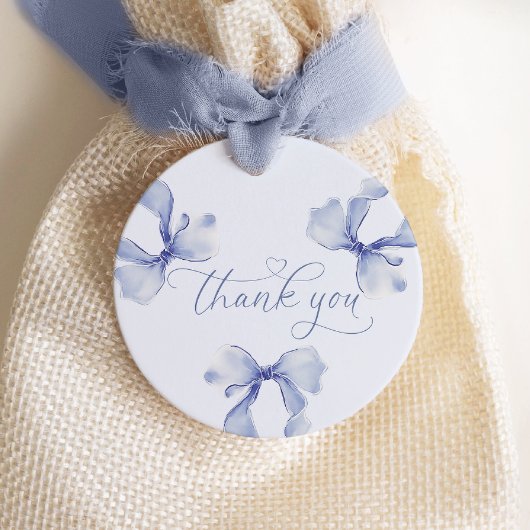 Something Blue Lint Bruidsfeest Favoren Hangertjes Bedankjes Labels
