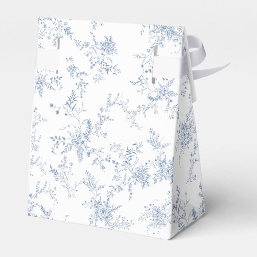 Something Blue Lint Bruiloft Feestje Bedankdoosjes (Achterkant)