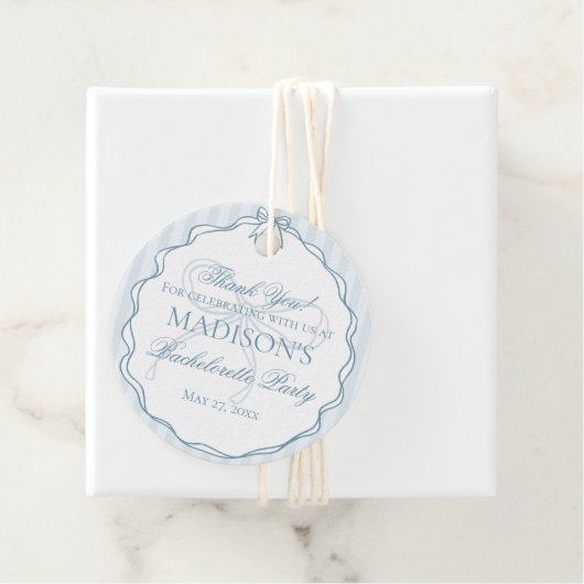 Something Blue Ondergoed Douche Bruidsfeestje Bedankjes Labels (In situ)