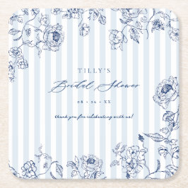Something Blue Papieren Coasters Bruiloftsdecorati Kartonnen Onderzetters