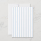 Something Blue Place Card Bruiloftsborrel Naam Ten Bedankkaart (Achterkant)