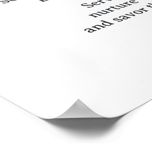 Something Blue Recipe for a Happy Marriage Poster (Hoek)