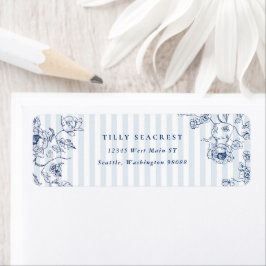 Something Blue Retouradreslabels Sticker