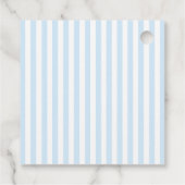 Something Blue Strepen Bruidsdouche Bedankjes Labels (Achterkant)