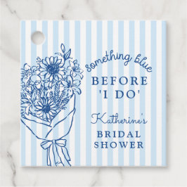 Something Blue Strepen Bruidsdouche Bedankjes Labels